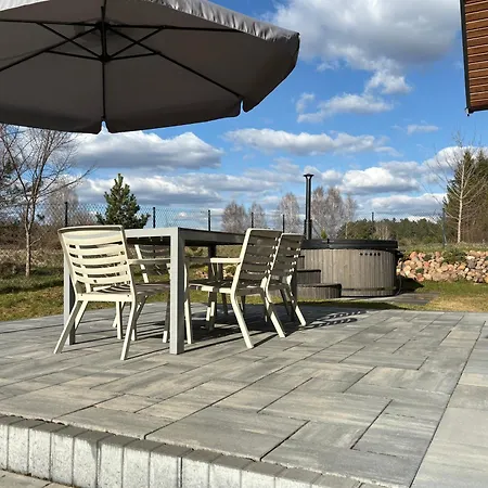 Nowy Dom Sajzy 34 Na Mazurach, Balia Ogrodowa Z Funkcja Jacuzzi Ełk
